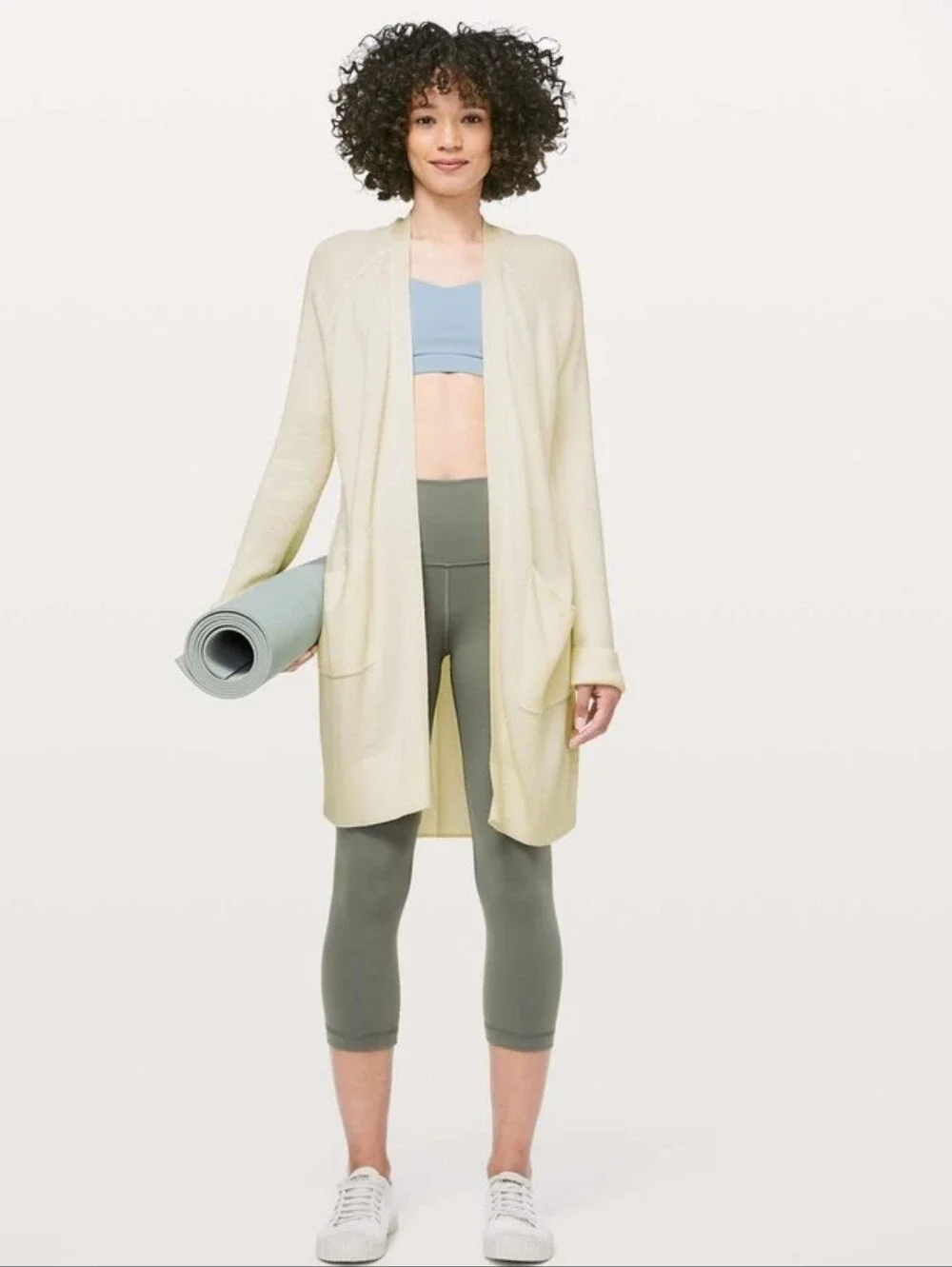 《 Lululemon 》 Cashmere Blend Duster Cardigan
